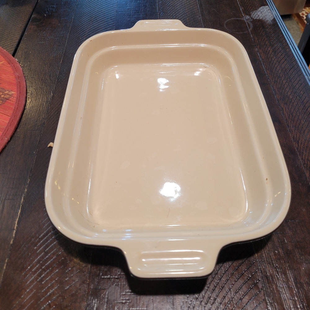 Rectangular bake/serveware